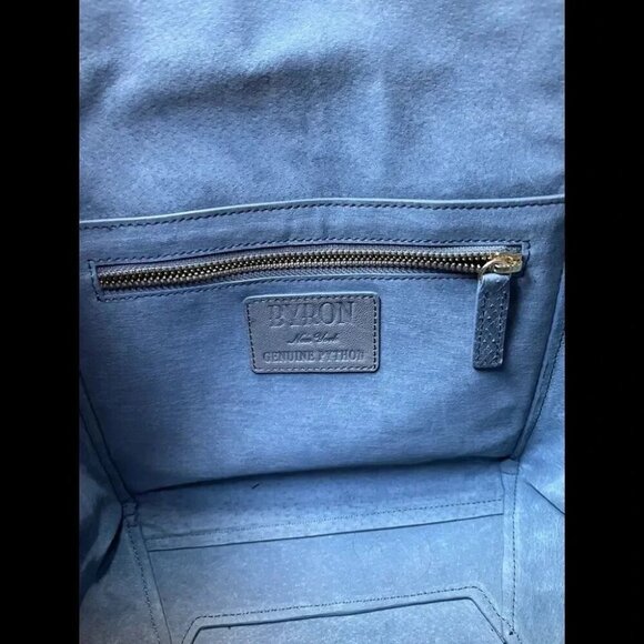 Byron New York Genuine Python LeatherBucketHandbag - Picture 10 of 16